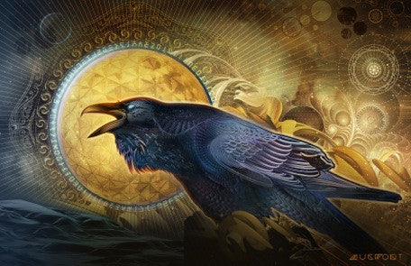 Raven: Darkness into Light By Mugwort
