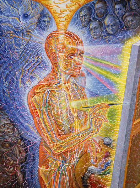 Painting by Alex Grey